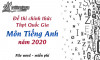 Đề thi tốt nghiệp THPT môn Tiếng anh năm 2020 (Đề chính thức) - Mã 404,407,413,424 - File word có đáp án